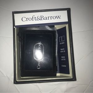 CROFT & Barrow mens slim wallet
